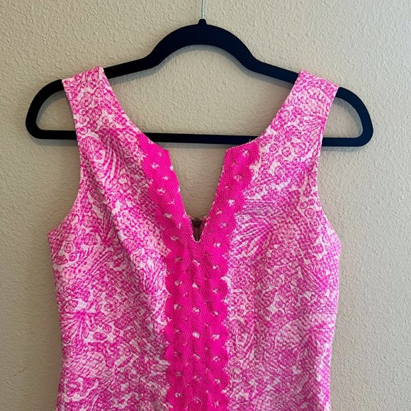 Lilly Pulitzer for Target Pink Sleeveless Shift Dress “See Ya Later” - Picture 3 of 5